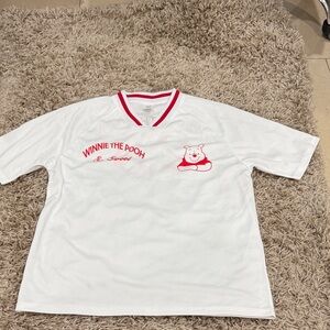 Winnie the Pooh White and Red Jersey